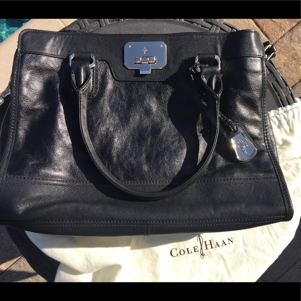 Cole Haan “Vintage Valise-Kendra Tote” Black